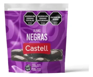 Aceitunas castel negras 200 g