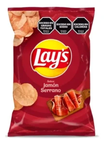 Papas lays jamon serrano 122 g