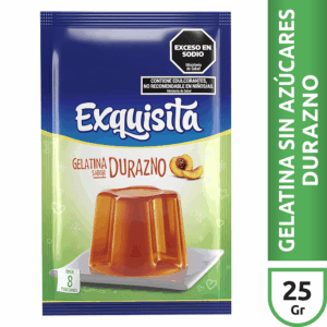 Gelatina exquisita 25 g durazno lay