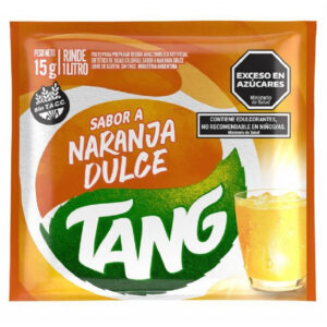 Jugo tang sobre naranja dulce