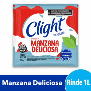 Jugo clight sobre manzana deliciosa