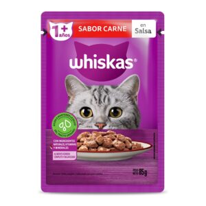 Whiskas carne + 1 año 85 g