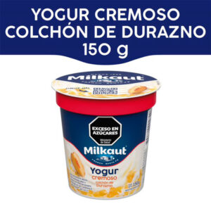 Yogur milkaut cremoso 150 g durasno