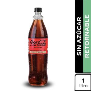 Coca zero 1 lt vidrio