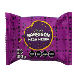 Alfajor barrigon mega negro 100 g