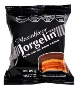 Alfajor jorgelin triple negro 85g