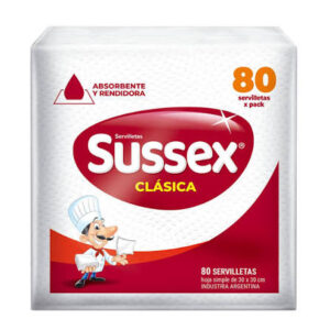 Sussex servilleta clasica 80 u