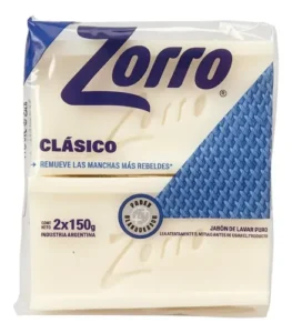 Jabon blanco zorro 2 por 150 g