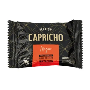 Alfajor capricho negro 70 g