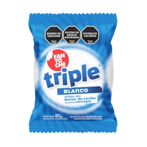 Alfajor fantoche blanco 85 g